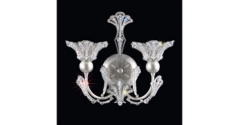 Schonbek 7855-48S Rivendell 2 Light 10" Tall Wall Sconce with Swarovski ...