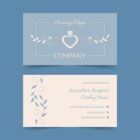 Wedding Planner Business Cards 的图像结果