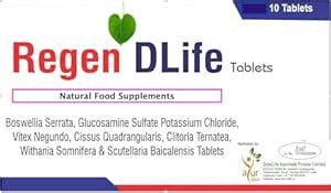 Regen D Life Tablets, Strip of 10 Tablets, : Amazon.in: Health ...