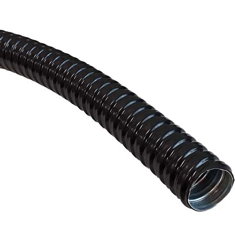 1.5" PVC Coated Liquid-Tight Galvanized Steel Flexible Conduit - Length ...