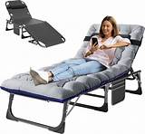 Amazon.com : MOPHOTO Folding Chaise Lounge Chair 5-Position, Folding ...