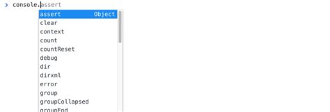 JavaScript Output Console Command 的图像结果