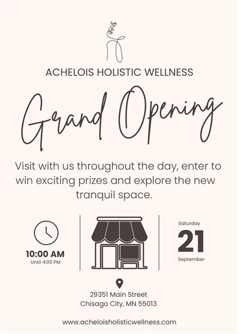 Achelois Holistic Wellness Grand Opening , 29351 Main Street Chisago ...