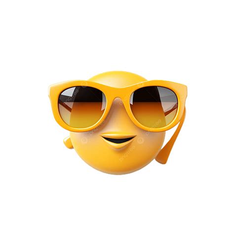 Zonnebril Emoji Transparant Free Smiling Face With Sunglasses Emoji
