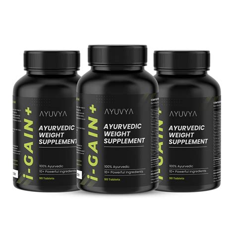 Ayuvya i-Gain+ | New & Improved Formula | Ayurvedic Weight Gainer ...
