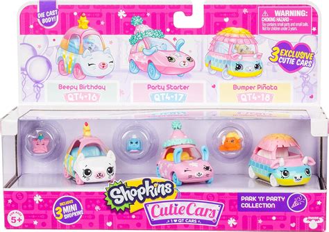 Shopkins Cutie Cars 3 Pack Collections, Die Cast India | Ubuy