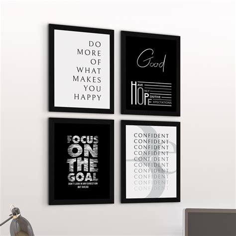 ArtX Paper Be Confident Motivational Wall Frames, Motivational Poster ...