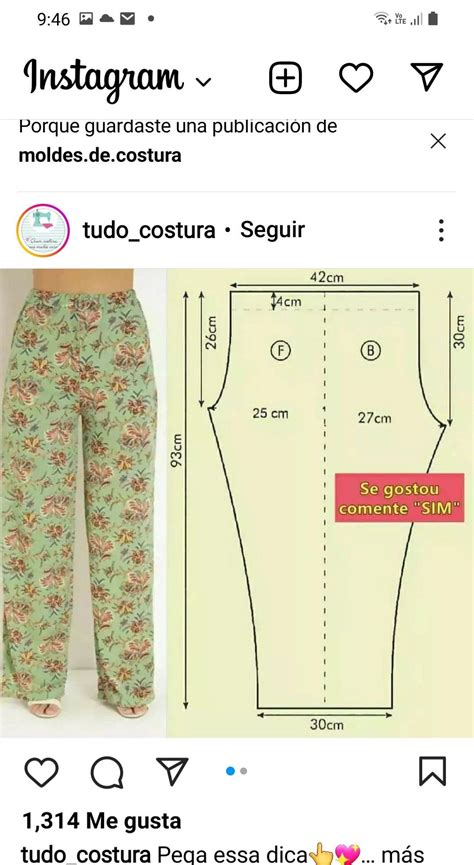 Image result for Free Pants Pattern