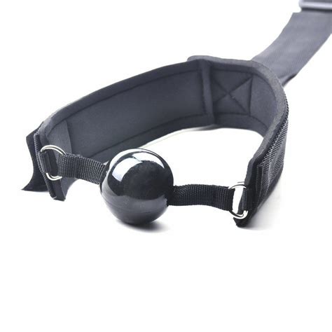 Bondage Handcuffs Collar Neck Cuffs Open Mouth Gag | Ubuy India