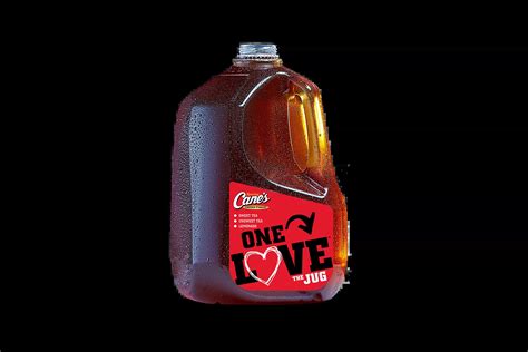 Raising Cane’s Jug Sweet Tea Price, Nutrition and Allergens