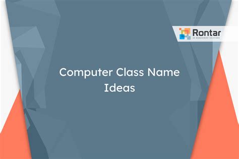 Image result for Computer Class Name