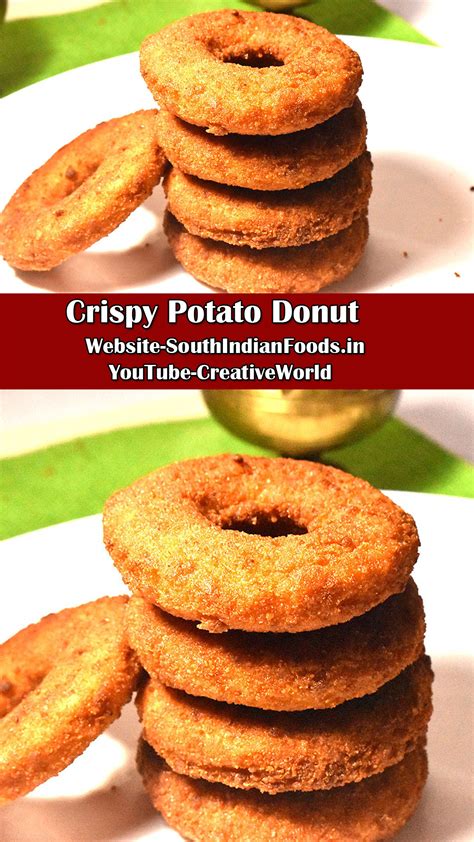 Crispy potato donut-How to make-Step by step photos & video
