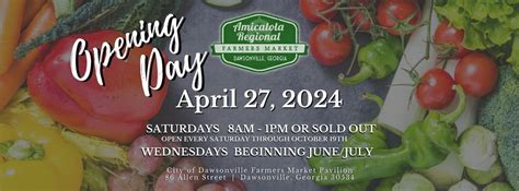Amicalola Regional Farmer’s Market, 86 Allen Street, Dawsonville, GA ...