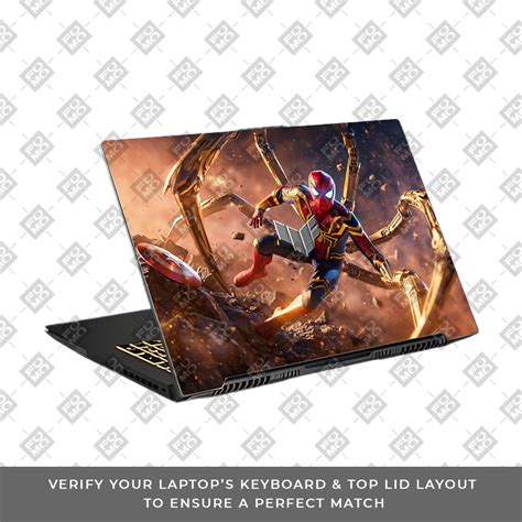 Spider Man Mech Arms Asus TUF Gaming F17 FX707Z Laptop Skin