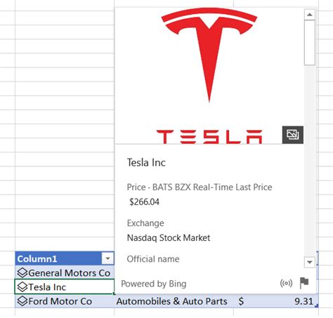 Image result for Linked Data Types Excel