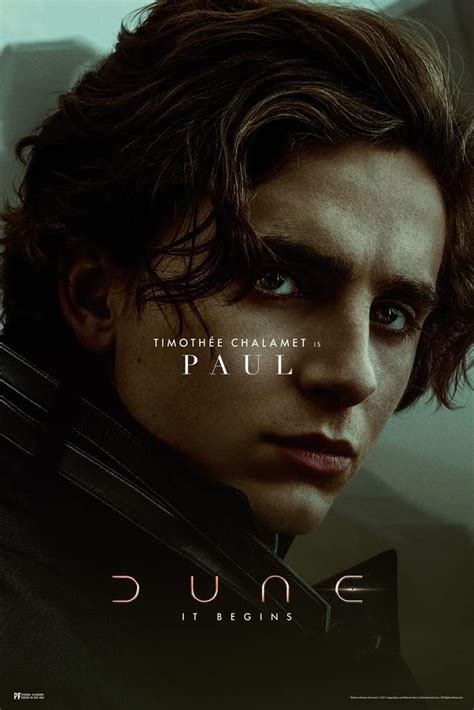 Dune Poster Timothee Chalamet Paul Atreides Photo India | Ubuy
