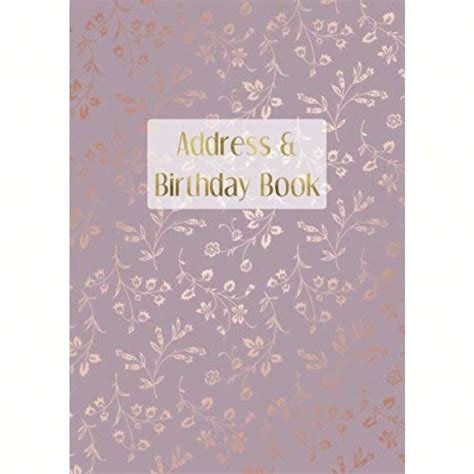Address And Birthday Book: A4 Large Print Address Books With Alphabet ...