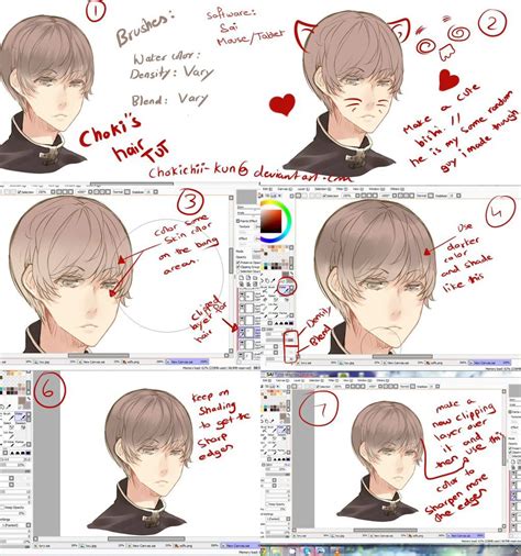 Image result for Anime Hair Coloring Tutorial