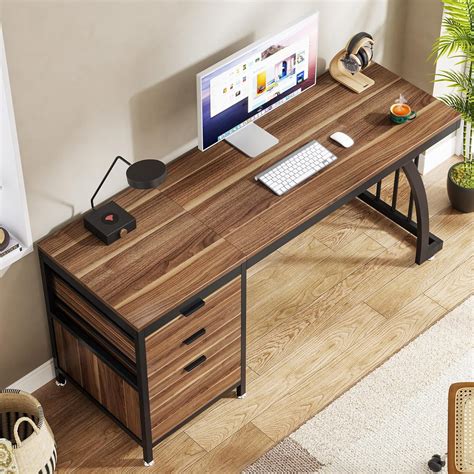 Tribesigns 59 Inch Computer Desk with 3 Drawers, India | Ubuy