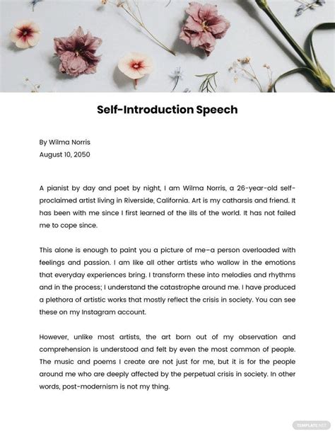 Image result for Introduction Speech Format