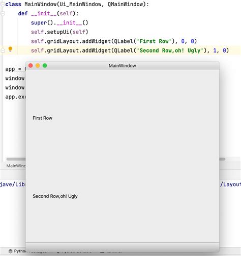 Image result for QGridLayout PyQt5 Python