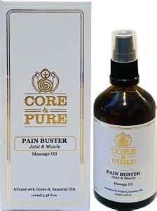 CORE & PURE Pain Buster Massage Oil- Helps in Joint, Muscle, Knee ...