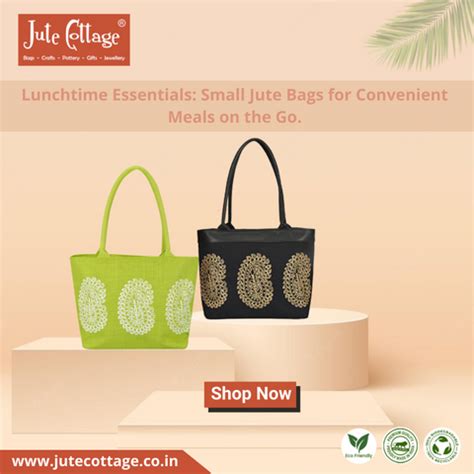 Buy Jute Lunch Bags Online in India