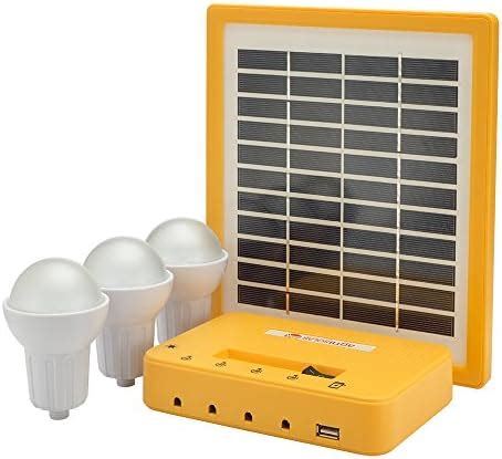AgniSolar Home Lighting Kit 3: High-Performance Solar Backup Light for ...