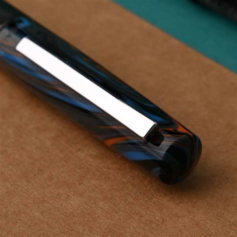 Tibaldi Infrangibile Fountain Pen - Peacock Blue CT – Makoba