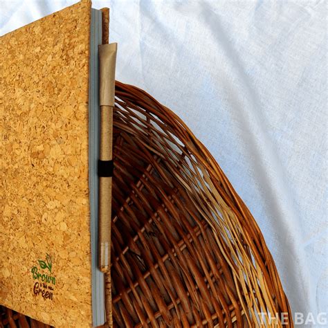 Recycled Paper Cork Diary – THE BAG