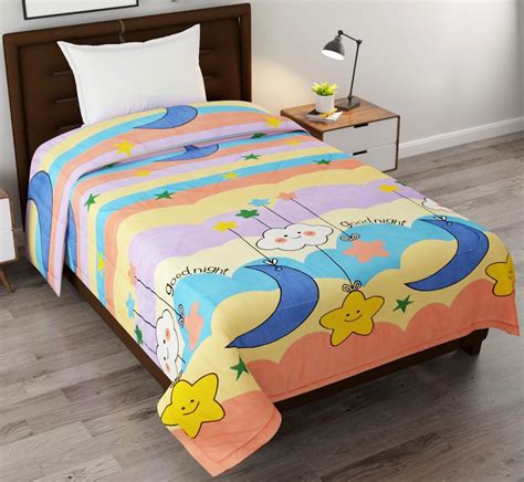 FRESH FROM LOOM Summer Collection Microfiber TC - 144 Single Bed Kids ...