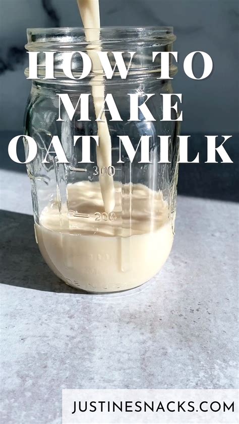 Creamy homemade oat milk recipe – Artofit