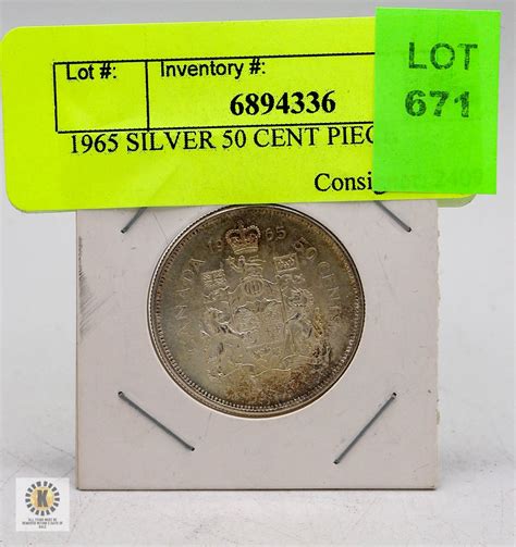 1965 SILVER 50 CENT PIECE