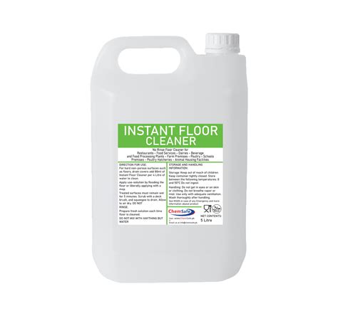 Instant Floor Cleaner – Food & Pharma Grade – chemsafe.pk