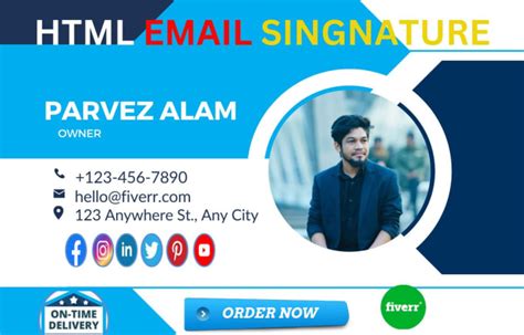 Image result for Clickable HTML Email Signature