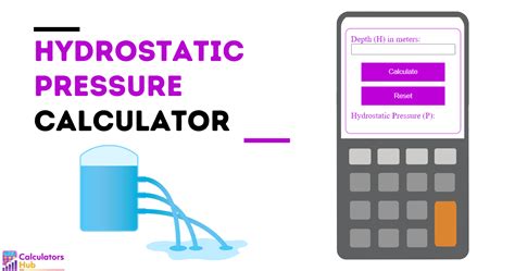 Image result for Hydrostatic Pressure Calculation Example