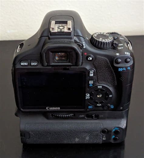 Canon EOS Rebel T2i SLR Camera (Body Only) w Batteries, Battery Grip ...