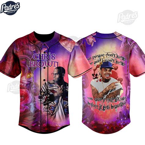 Chris Brown Colorful Baseball Jersey - Padres Jersey Oasis: Elevate ...