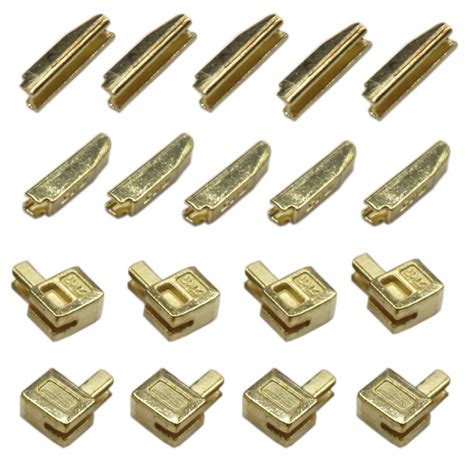 YaHoGa 20 Sets #5 Metal Zipper Latch Slider Retainer Insertion Pin ...