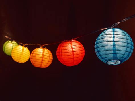 Image result for Paper Lantern String Lights