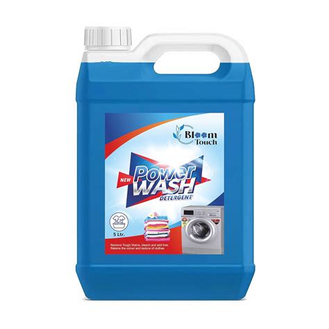 Bloom Touch Liquid Detergent 5 Liter | Laundry Liquid For Fabric Care ...