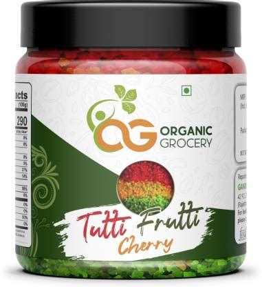 Organic Grocery Tutti Frutti for Cake | Tuti Fruti | Cherries | Mixed ...