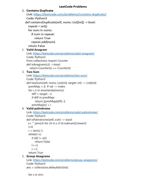 Image result for LeetCode Python Problems