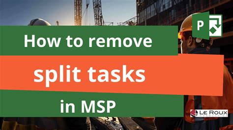 Image result for MS Project How to Split a Task