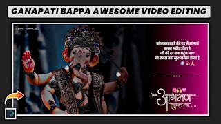 Ganapati Bappa Morya New Alight Motion Video Editing Tutorial