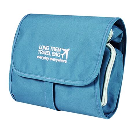 Kuber Industries Canvas Folding Hanging Cosmetic Makeup Travel Toiletry ...