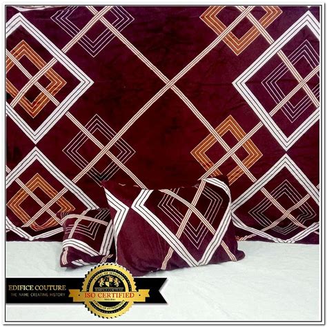 Edifice Couture Woolen Double Bedding Set - Brown (41(Chrgt) db.wln ...