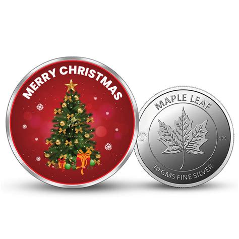 999 Silver Christmas Coin: Festive & Religious Gift
