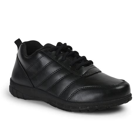 Buy Prefect By Liberty Black School Lacing Shoes for Kids