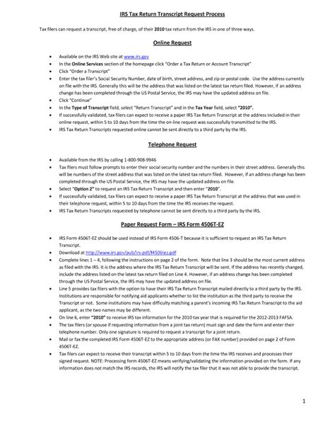 IRS Transcript Request Online 的图像结果